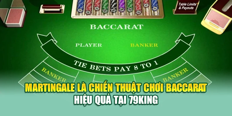 Martingale là chiến thuật chơi baccarat hiệu quả tại 79King